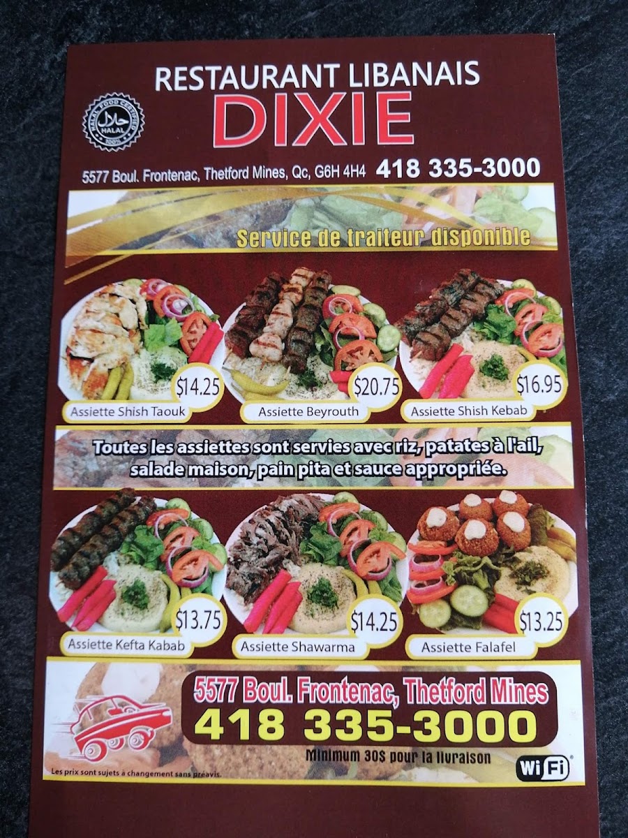 Menu Resto Le Dixie-2
