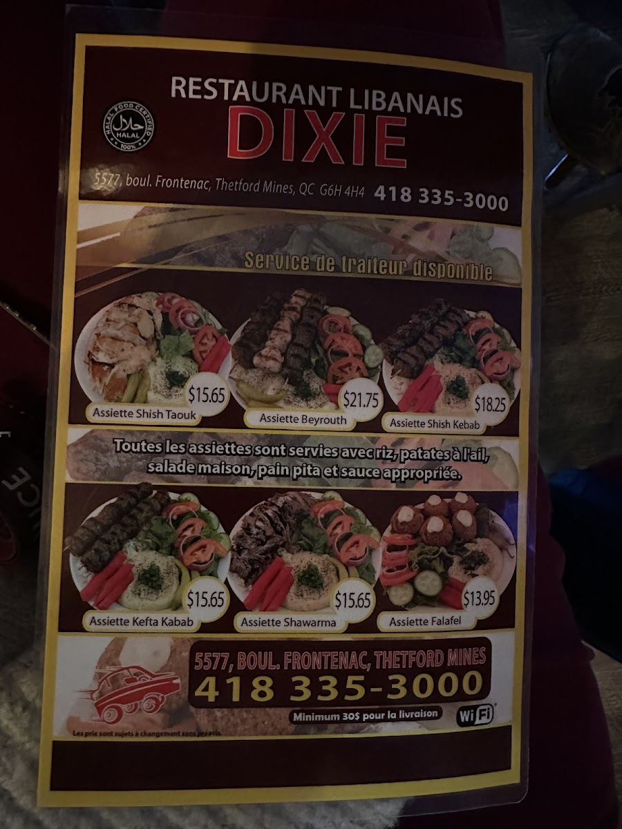 Menu Resto Le Dixie-5